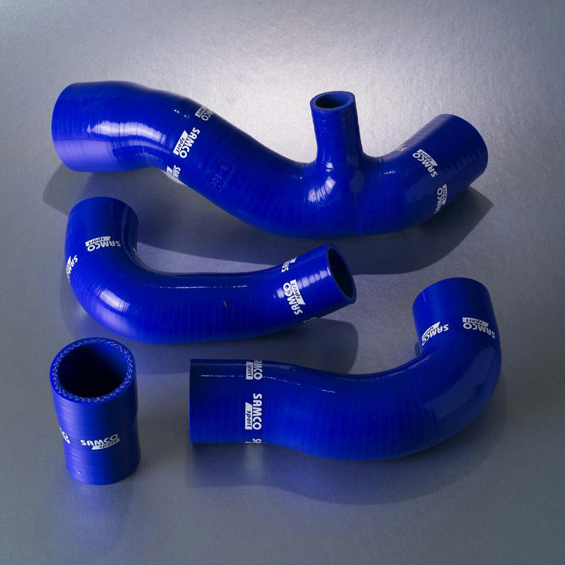 Samco Sport, Samco Schlauchset passend für Fiat Punto GT Turbo 1.4 1993-1997 - 4-Teilig - Turbo - Small Turbo with DVC - Blau, Silikone