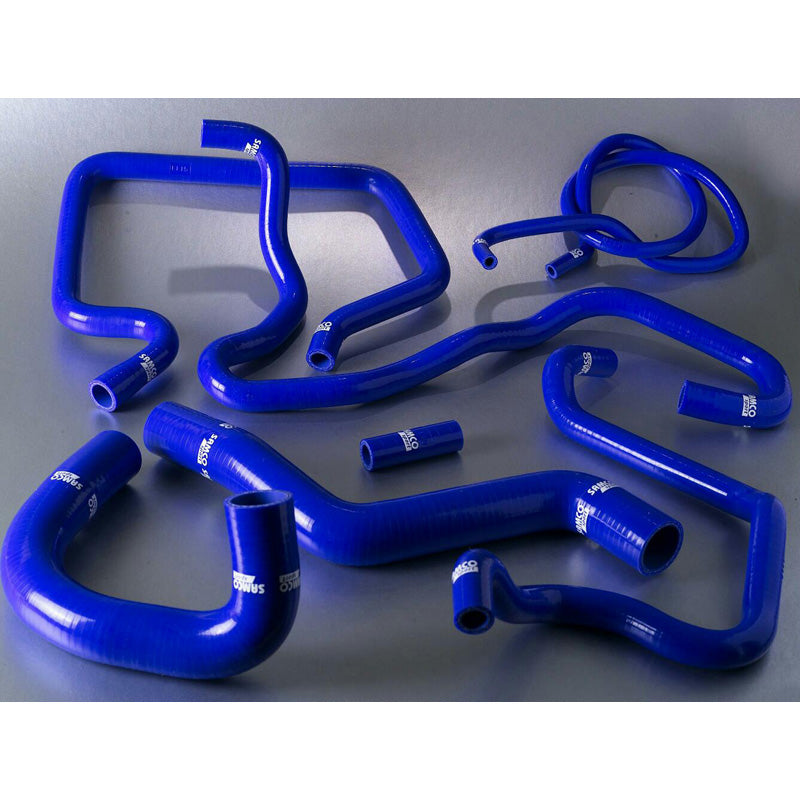 Samco Sport, Samco Schlauchset passend für Ford Escort MK6 RS2000 1995-1996 - 7-Teilig - Kühlung - Blau, Silikone