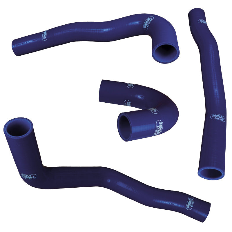 Samco Sport, Samco Schlauchset passend für Mitsubishi Lancer Evo 10 CZ4A 4B11 2007- - 4-Teilig - Kühlung - Blau, Silikone