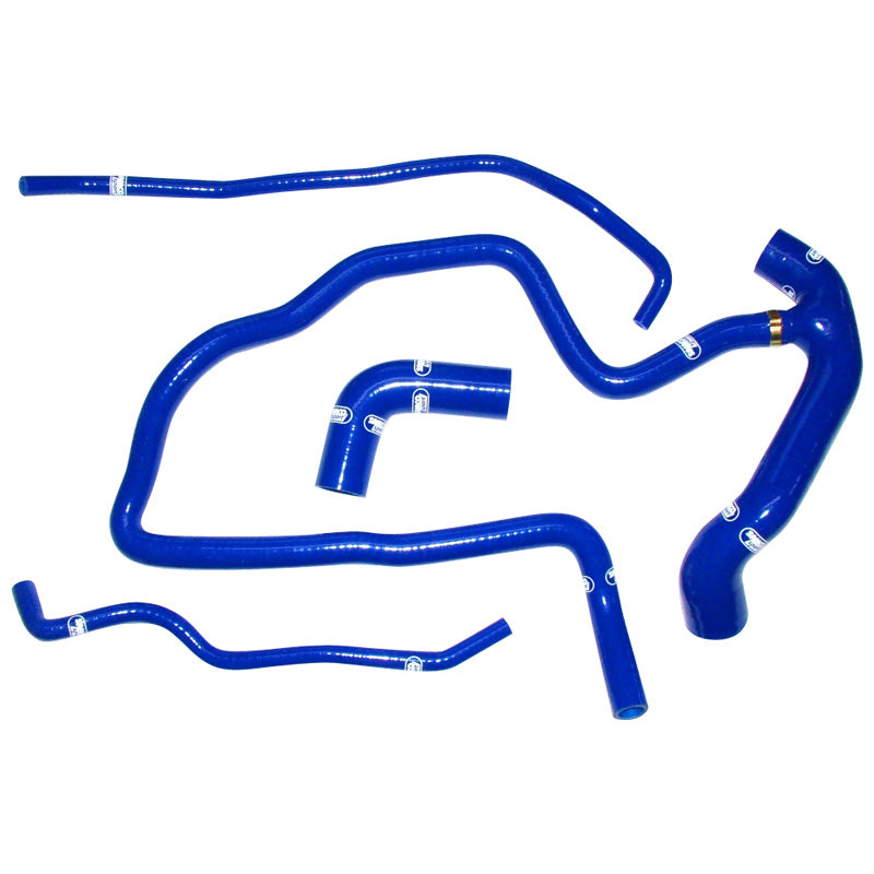 Samco Sport, Samco Schlauchset passend für Opel Corsa C 1.2 16v exkl. Twinport 2000-2008 - 4-Teilig - Kühlung - Blau, Silikone