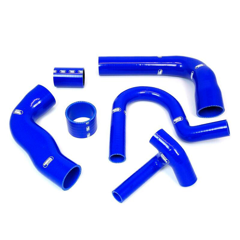 Samco Sport, Samco Schlauchset passend für Ford Focus RS 2.5L Turbo 2009- - 6-Teilig - Turbo & Dump Valve - Blau, Silikone