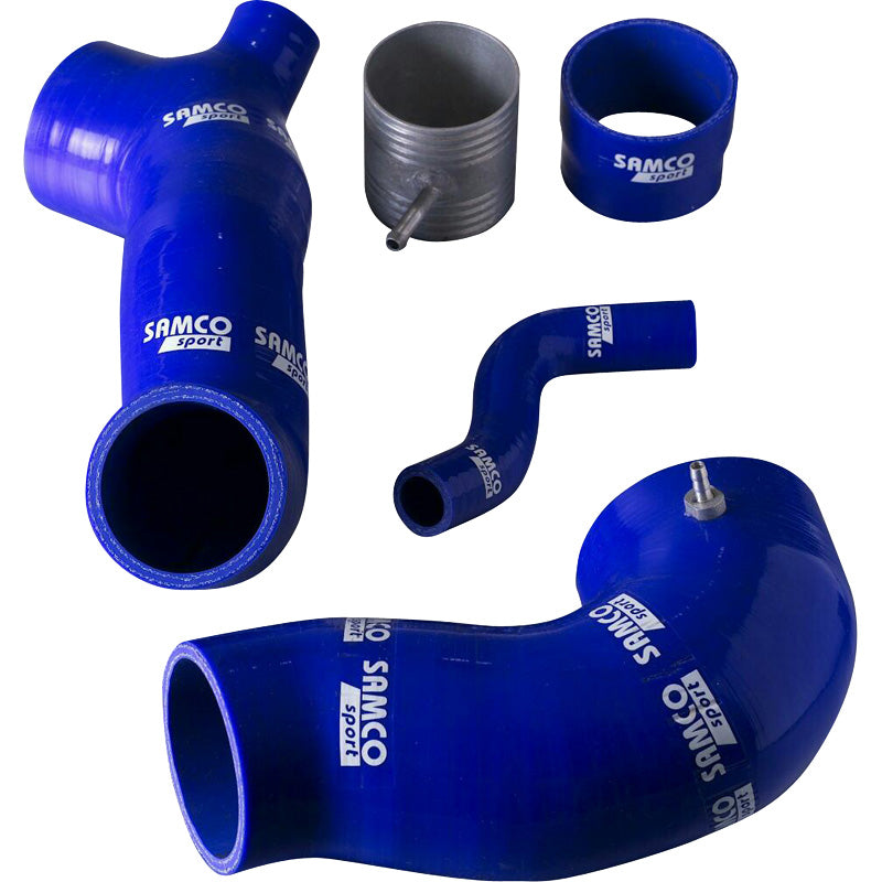 Samco Sport, Samco Schlauchset passend für Mitsubishi Lancer Evo 4/5/6 CN9A 1996-2001 - 4-Teilig - Einlaß - Blau, Silikone