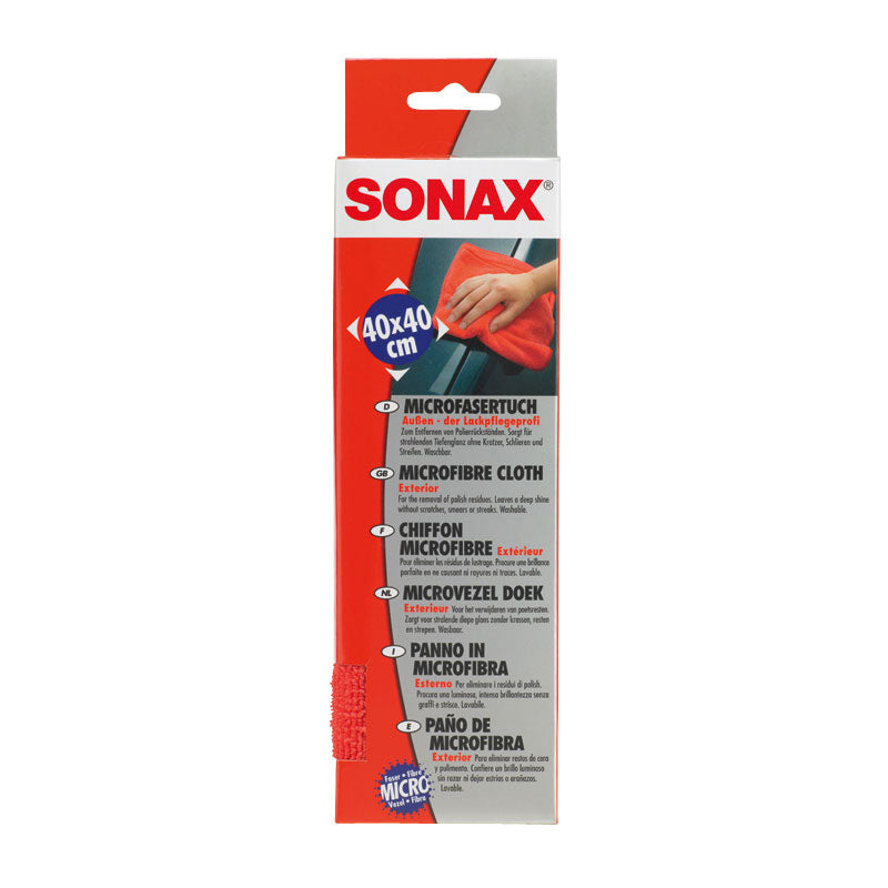 SONAX, Sonax 416.200 Mikrofasertuch Exterieur, Rot