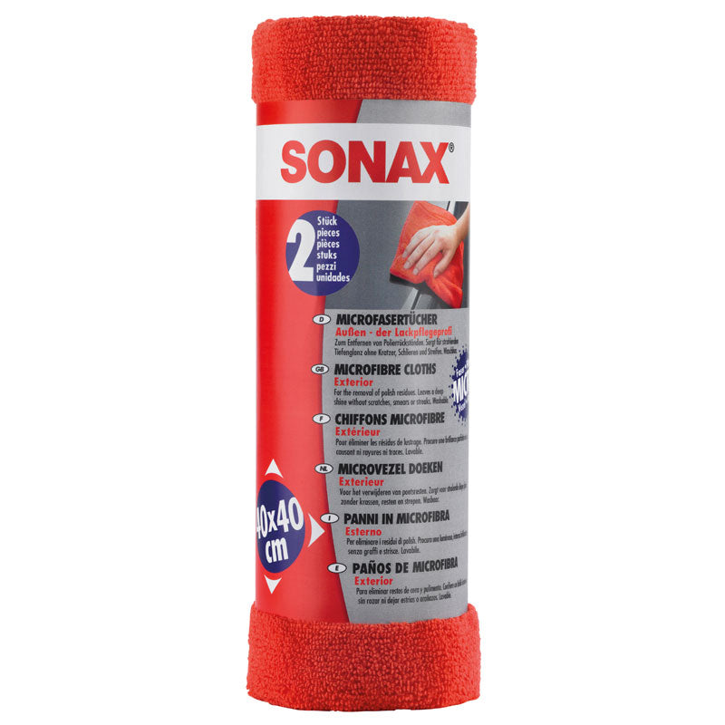 SONAX, Sonax 416.241 Mikrofasertuch Exterieur 2 St., Rot