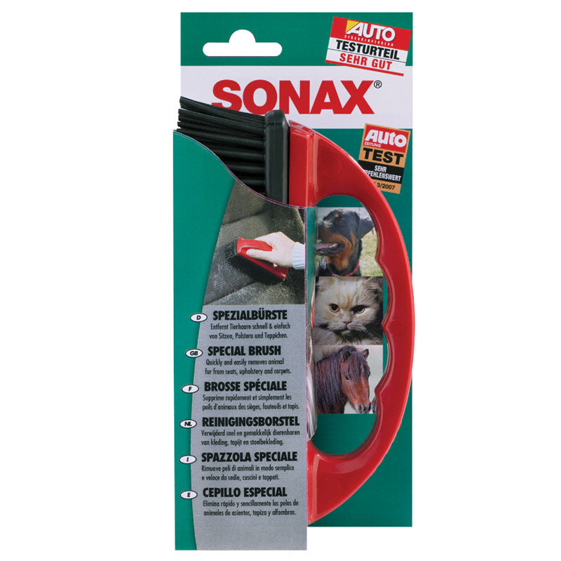 SONAX, Sonax 491.400 Tierharenbürste, Rot