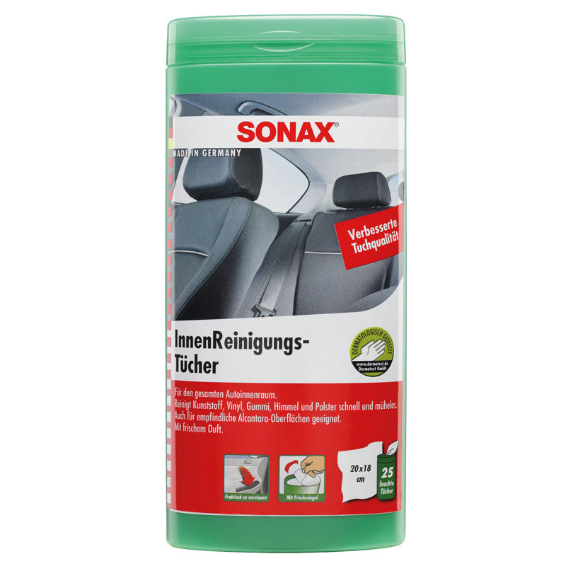 SONAX, Sonax 412.200 Innenreinigungstücher Box 25pcs, Grün