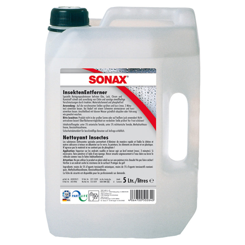 SONAX, Sonax 533.500 Insekten-Entferner 5-Liter, Flüssigkeit, Weiss