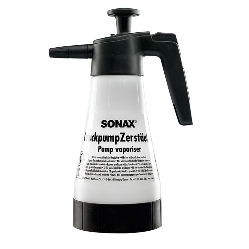 SONAX, Sonax 496.941 Druckpump-Zerstäuber für saure/alkalische Produkte 1,5-Liter, Flüssigkeit, Weiss