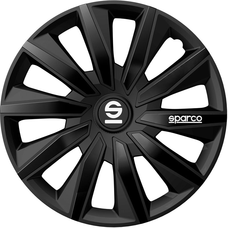 Sparco, Radzierblenden Milano - 14-Zoll - Schwarz - Satz mit 4 Stück, ABS