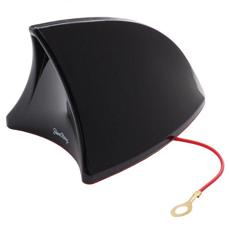 Simoni Racing, Antenne Shark Fin - Schwarz, Kunststoff