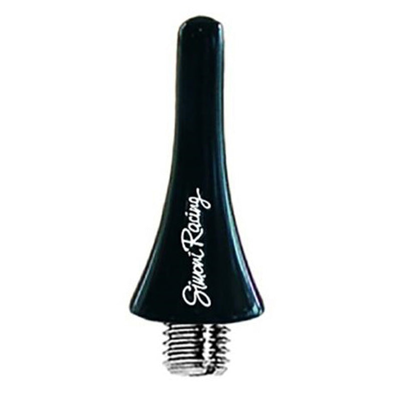 Simoni Racing, Aluminium Antenne Mini - Schwarz - Länge 3cm