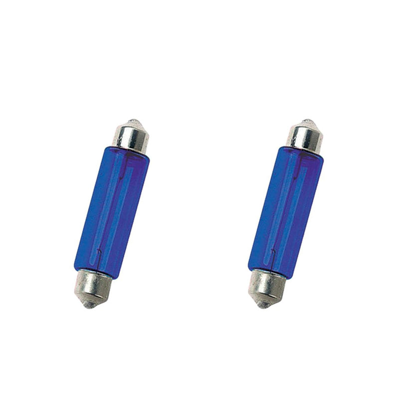 Simoni Racing, Festoon Halogen Extreme Rocket Leuchtmittel - 36mm - Weiß - Satz à 2 Stück, Blau