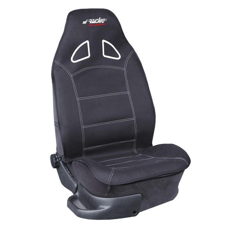 Simoni Racing, Sitzbezug Racing - Schwarz - 1-teilig für Vordersitz, Textil