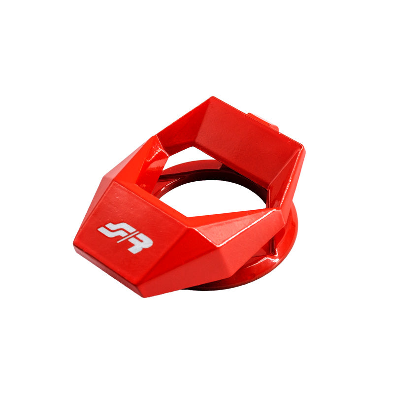 Simoni Racing, Abdeckung für Starterknopf - Rot - Ø30mm, Aluminium