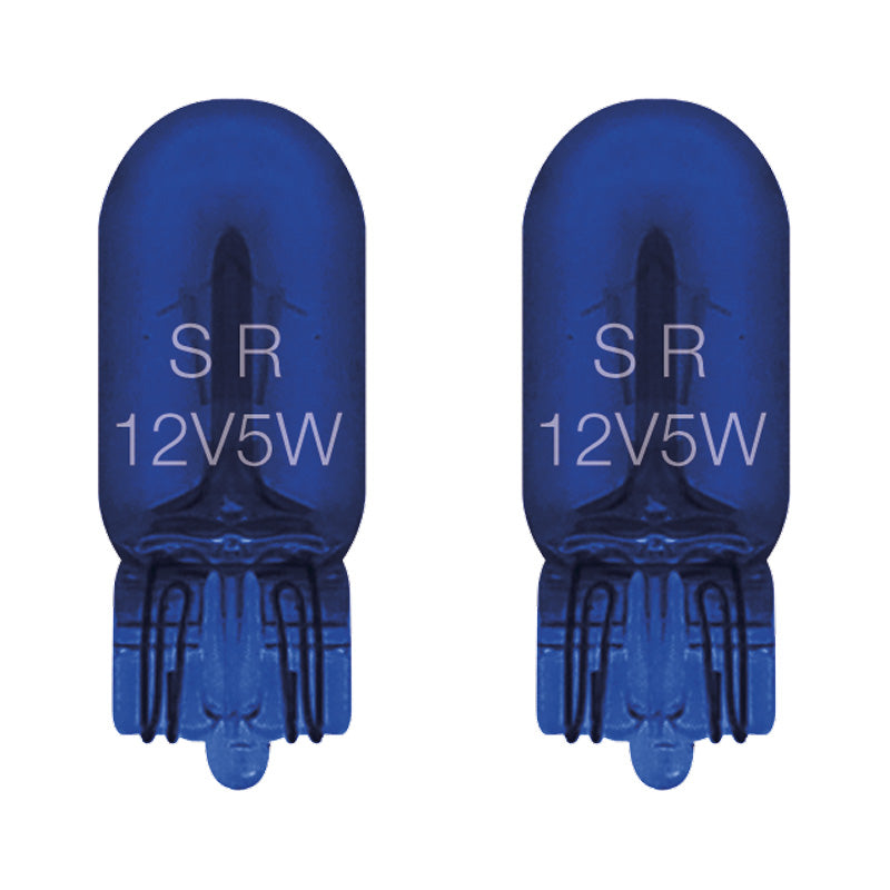 Simoni Racing, T10 Halogen Xtreme Super Shock Leuchtmittel - ExtraWeiß - Satz à 2 Stück, Blau