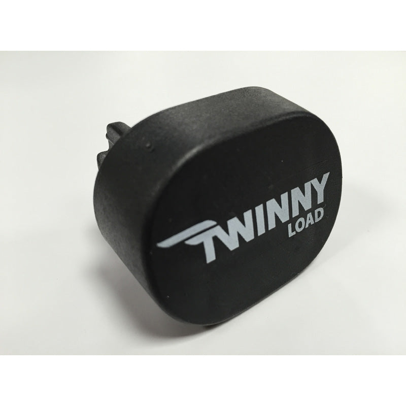 Twinny Load, Endkappe für Aluminium  Dachträger (60288), Stahl, Schwarz