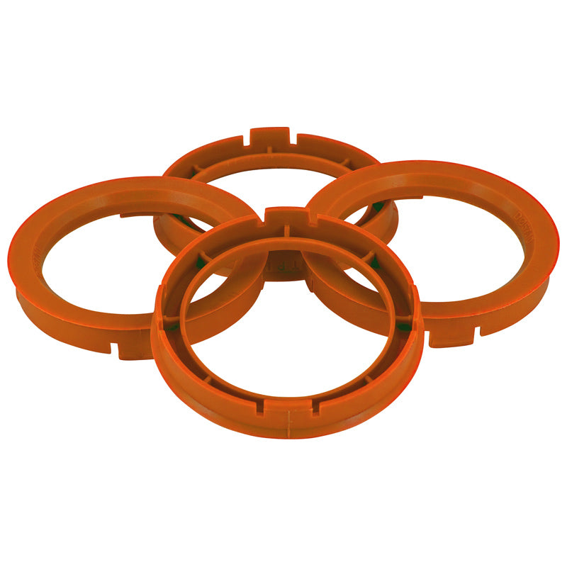 TPI, Satz  Radnaben-Zentrierringe - 69.1->67.1mm - Orange, Nylon