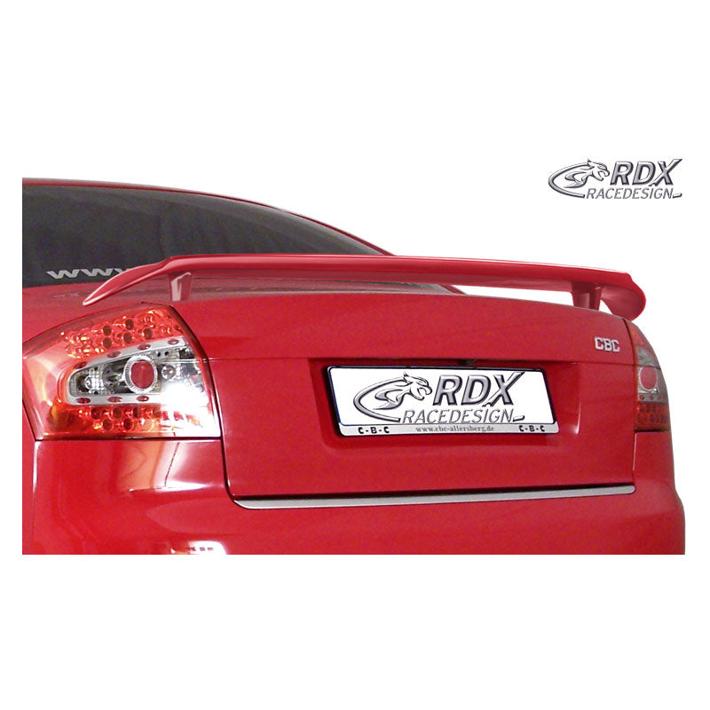 RDX Racedesign, Heckspoiler passend für Audi A4 Limousine B6/8E 2001-2004 (PU), PU-Rim, Unlackiert