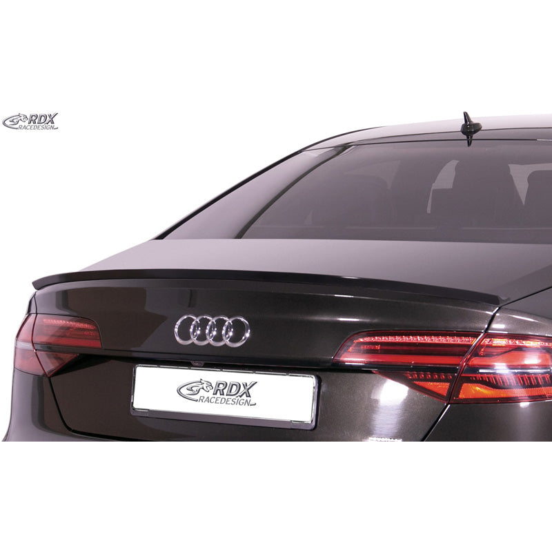 RDX Racedesign, Heckspoilerlippe passend für Audi A8 (4H) 2010-2017(ABS), Schwarz