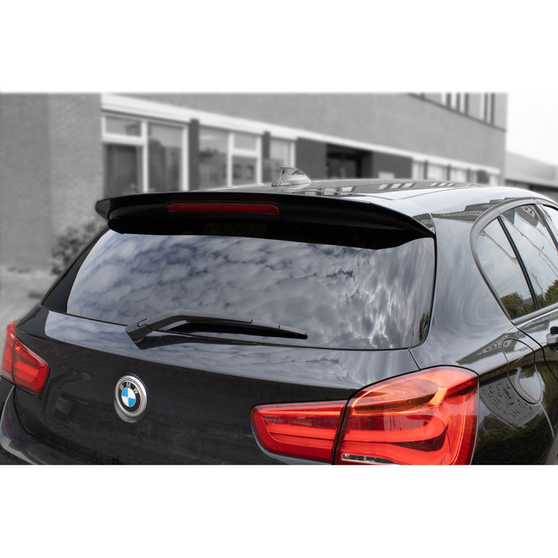 AutoStyle, Dachspoiler passend für BMW 1er F20/F21 3/5-türer 2011-2019 (ABS Glänzend Schwarz)