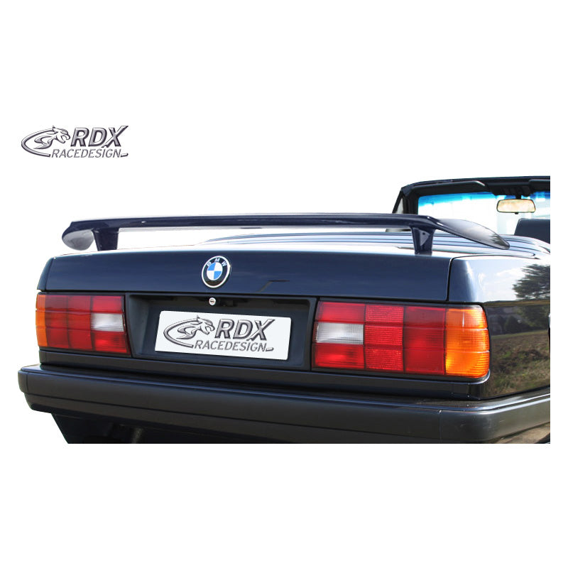 RDX Racedesign, Heckspoiler passend für BMW 3er E30 exkl. Touring (PU), PU-Rim, Unlackiert