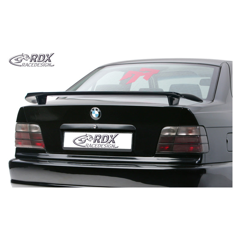 RDX Racedesign, Heckspoiler passend für BMW 3er E36 Limousine/Coupé/Cabrio (PU), PU-Rim, Unlackiert