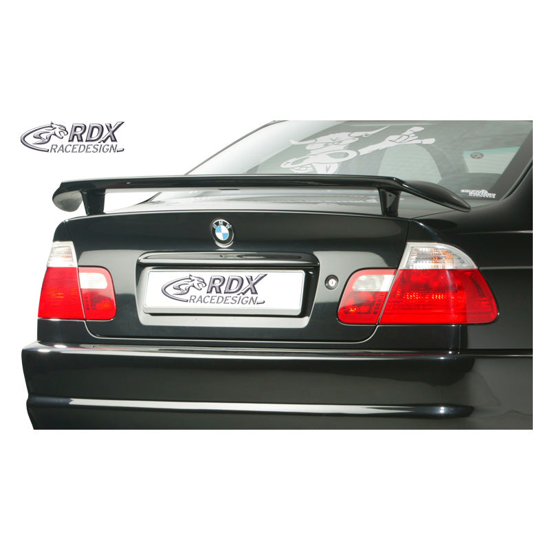 RDX Racedesign, Heckspoiler passend für BMW 3er E46 Limousine/Coupé/Cabrio (PU) High, PU-Rim, Unlackiert