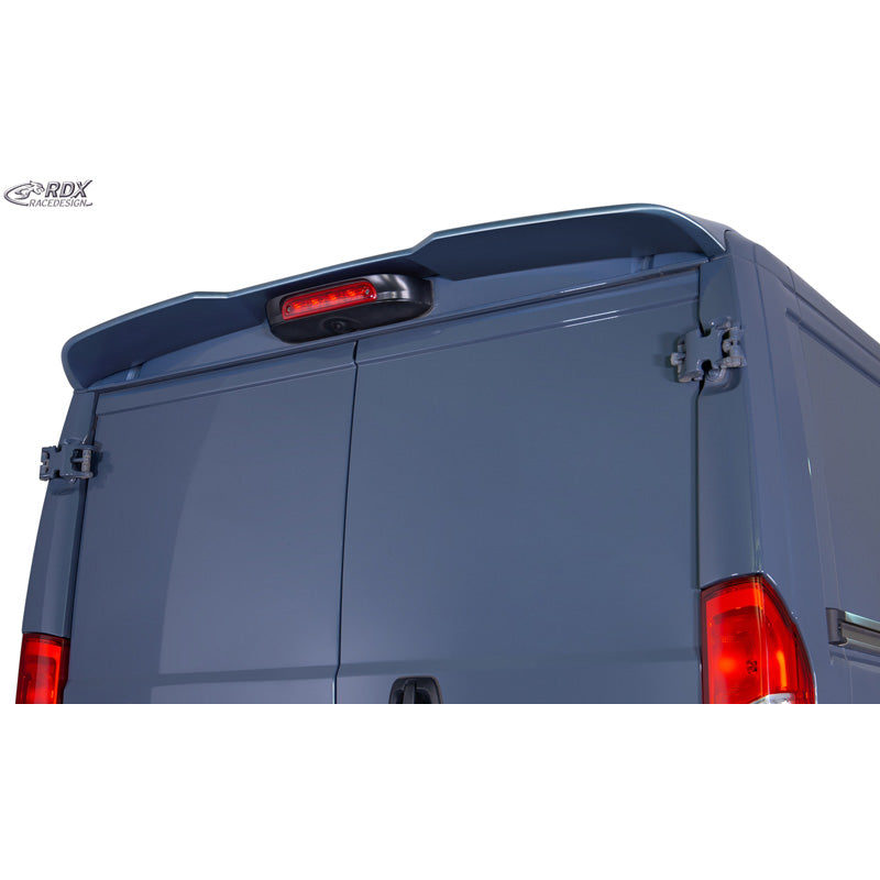 RDX Racedesign, Dachspoiler passend für Citroën Jumper 2003- / Fiat Ducato 2003- / Opel Movano 2022- / Peugeot Boxer 2003- (H1) (PU), PU-Rim, Unlackiert