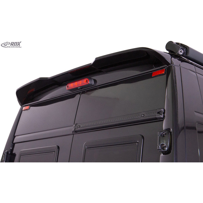 RDX Racedesign, Dachspoiler passend für Citroën Jumper 2003- / Fiat Ducato 2003- / Opel Movano 2022- / Peugeot Boxer 2003- (H2) (PU), PU-Rim, Unlackiert