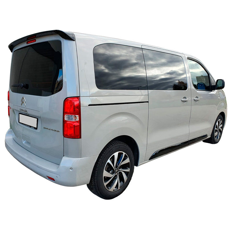 Motordrome, Dachspoiler passend für Citroën Jumpy/Dispatch/Spacetourer & Peugeot Expert III/Traveller & Toyota Proace 2016- & Opel Vivaro C/Zafira Life 2019- (Modelle mit Heckklappe) (PU), PU-Rim, Unlackiert