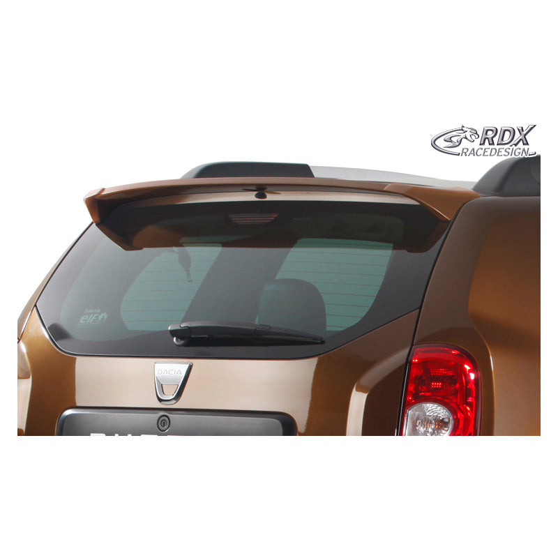 RDX Racedesign, Dachspoiler passend für Dacia Duster 2010-2017 (PUR-IHS), PU-Rim, Unlackiert