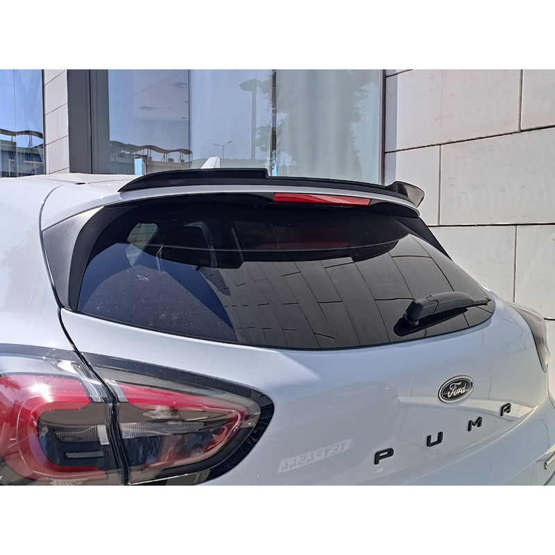 Motordrome, Dachspoiler (Spoiler Cap) passend für Ford Puma ST-Line 2019- (ABS Glänzend Schwarz)