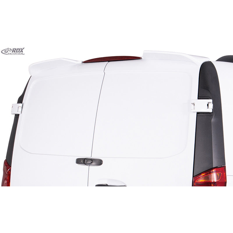 RDX Racedesign, Dachspoiler passend für Mercedes Vito W447 2014- (mit 2 Hecktüren) (PUR-IHS), PU-Rim, Unlackiert