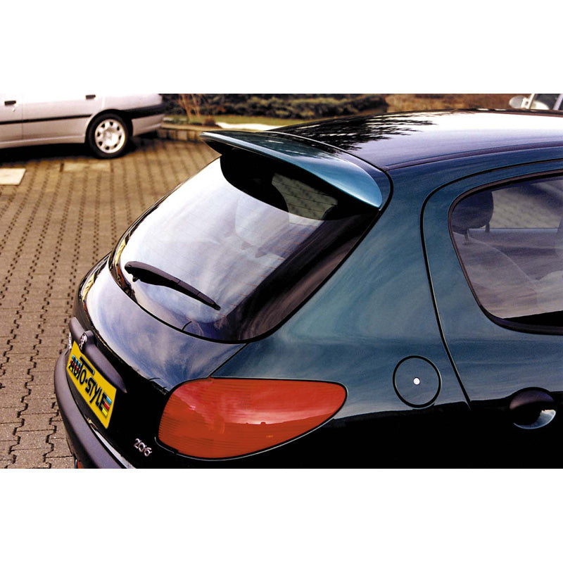 AutoStyle, Dachspoiler passend für Peugeot 206 3/5-türer Wing-Style, Unlackiert