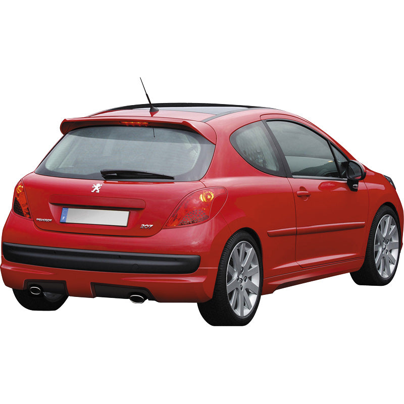 AutoStyle, Dachspoiler passend für Peugeot 207 3/5-türer 2006- - Typ 1, Unlackiert