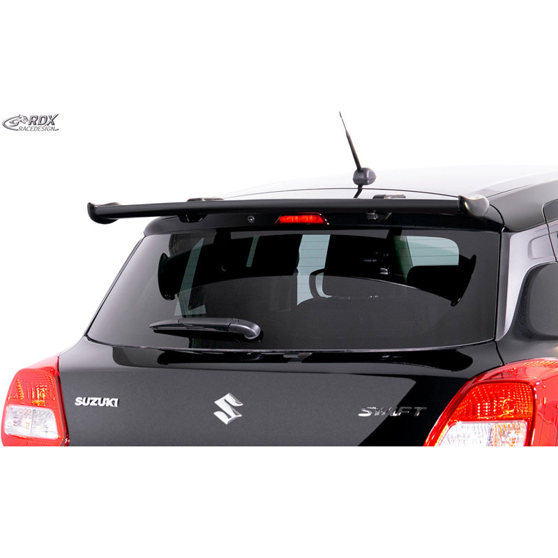 RDX Racedesign, Dachspoiler passend für Suzuki Swift IV (RZ/AZ) 2017- (PUR-IHS), PU-Rim, Unlackiert