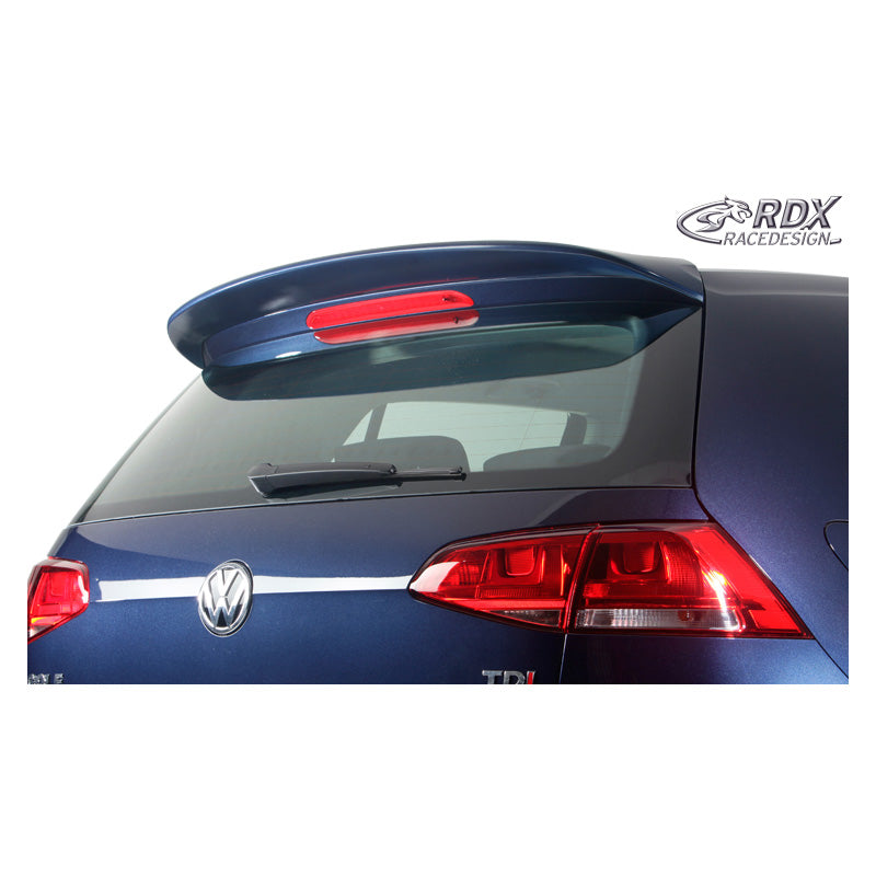 RDX Racedesign, Dachspoiler passend für Volkswagen Golf VII HB 3/5-türer 2012- (PUR-IHS), PU-Rim, Unlackiert