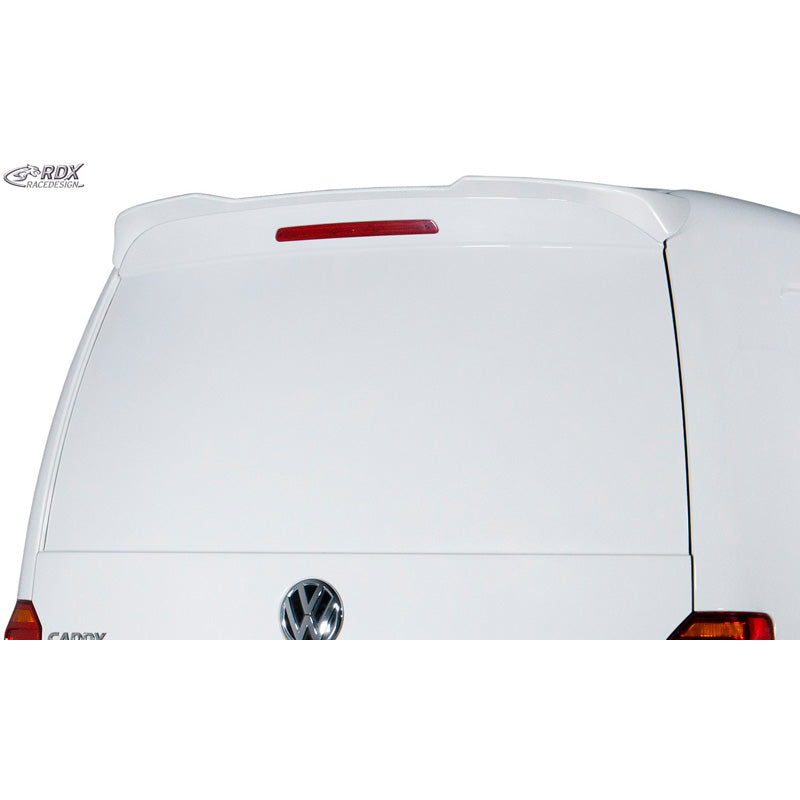 RDX Racedesign, Dachspoiler passend für Volkswagen Caddy 2015-2020 (mit Heckklappe) (PU), PU-Rim, Unlackiert