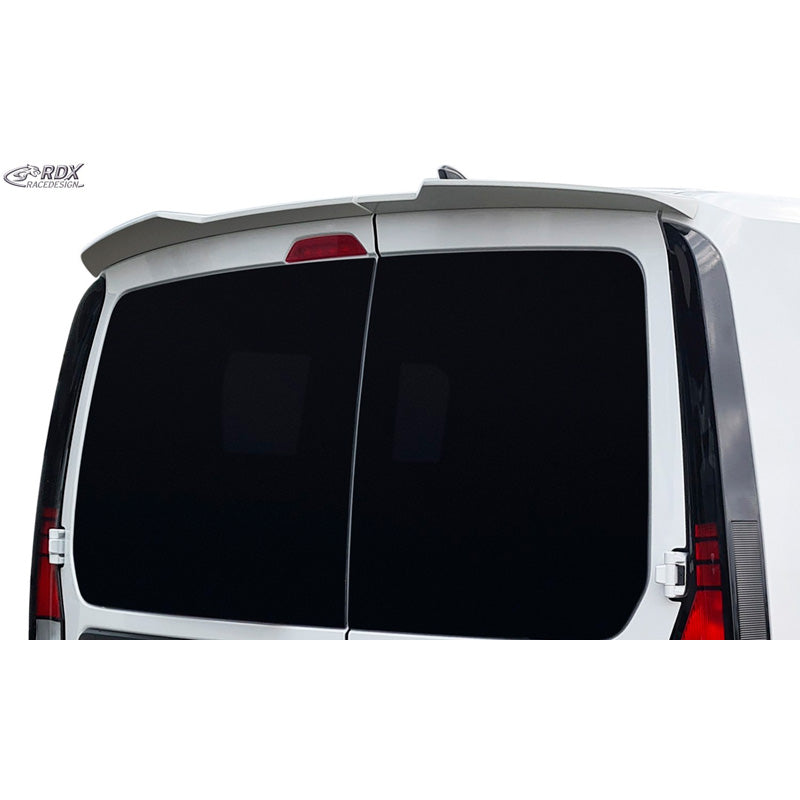 RDX Racedesign, Dachspoiler passend für Volkswagen Caddy V Box/MPV 2020- (mit 2 Hecktüren) (PU), PU-Rim, Unlackiert