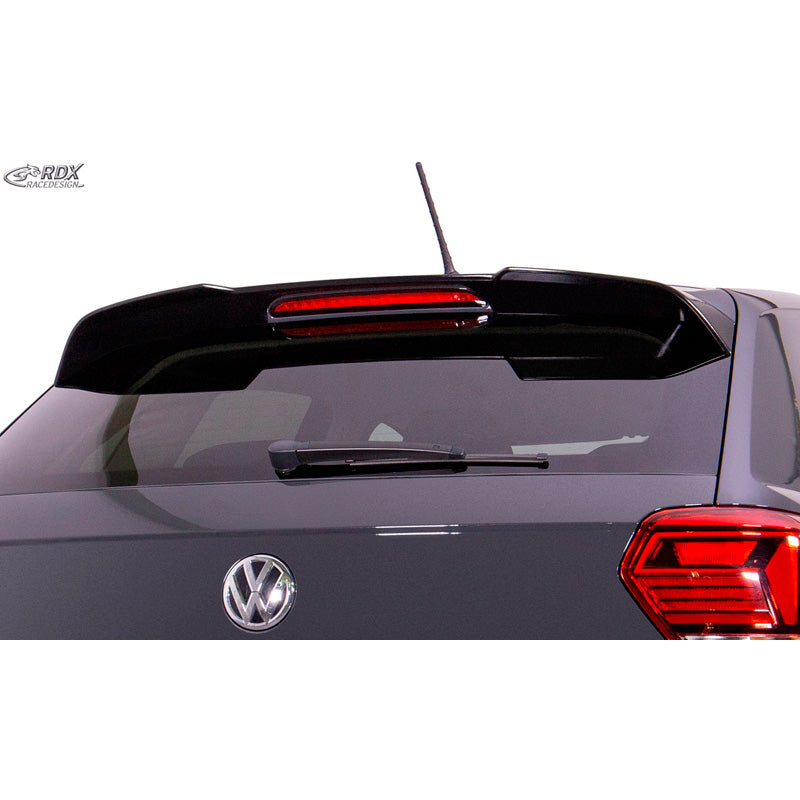 RDX Racedesign, Dachspoiler passend für Volkswagen Polo VI 2017- (exkl. GTI & R-Line) (PU), PU-Rim, Unlackiert