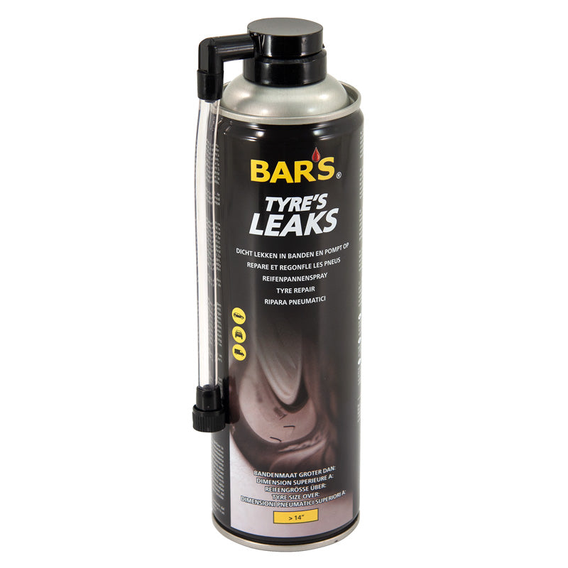 Bari, Bars R24 Tyre leaks spray 500ml, Schwarz