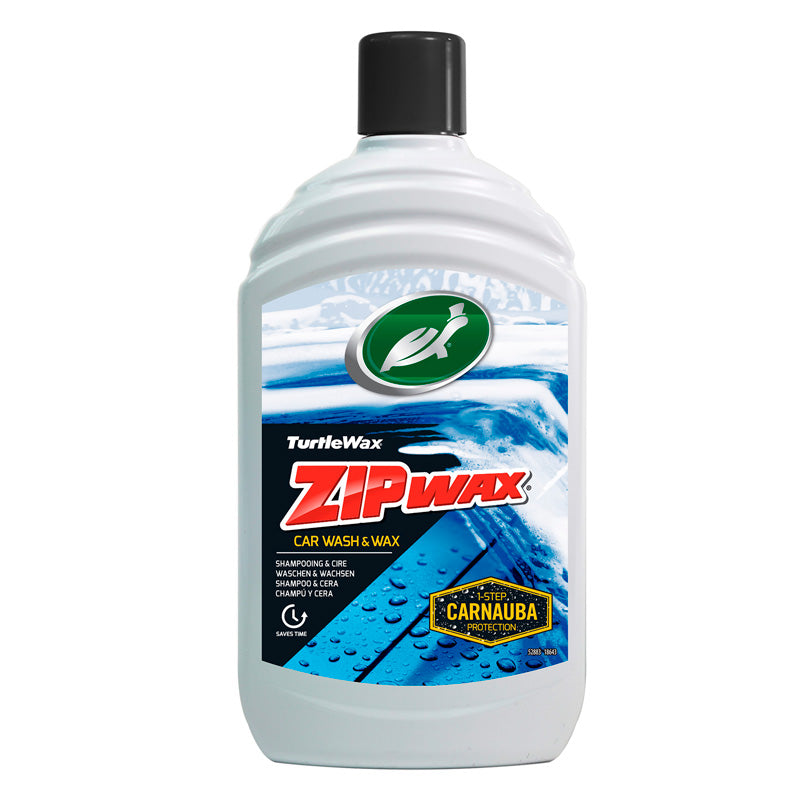 Turtle Wax, 52883 Zip Wax Shampoo 500ml, Flüssigkeit, Weiss