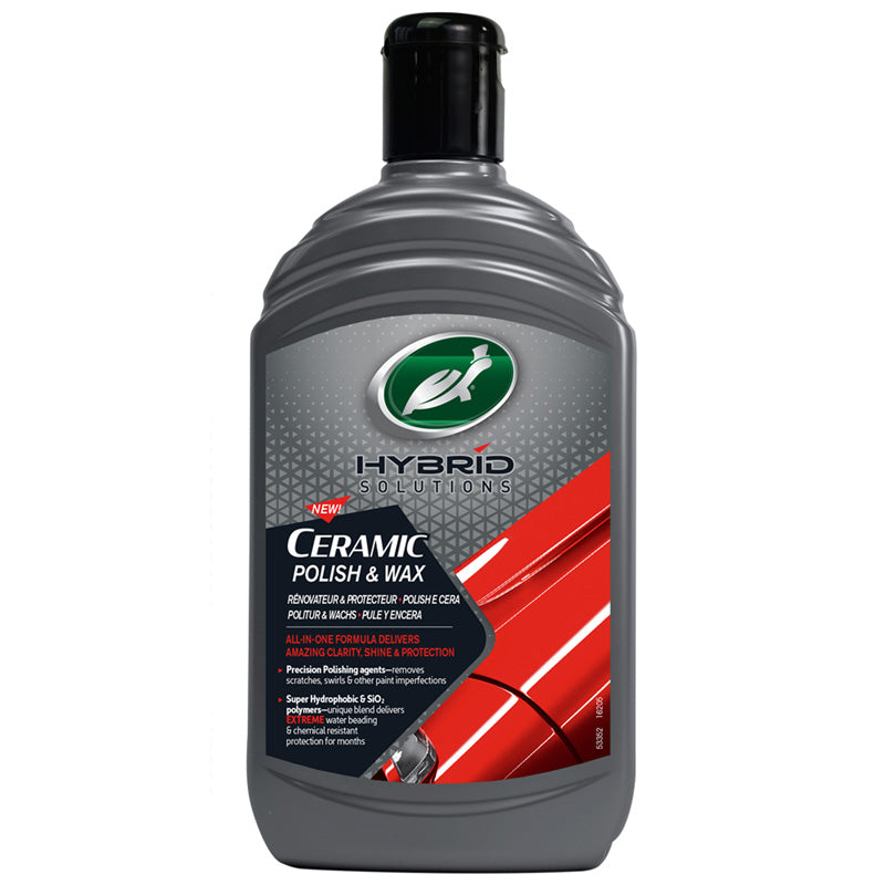 Turtle Wax, 53352 Hybrid Solutions Ceramic Polish&Wax 500ml, Transparent