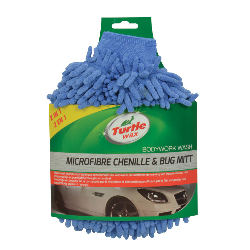 Turtle Wax, X163td Waschhandschuh Microfiber, Microfiber, Polyester, Grün