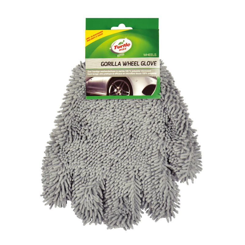 Turtle Wax, X1805td Felgenhandschuh Gorilla, Microfiber, Grau