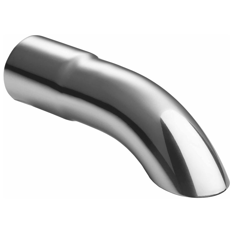 Ulter Sport, Endrohr - Rund Ø50xL210mm Curve – Anschluß ->50mm  Edelstahl, Inox