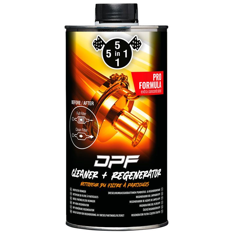 5in1, DPF-Reiniger Regenerator PRO 1000ml, Flüssigkeit, Silber