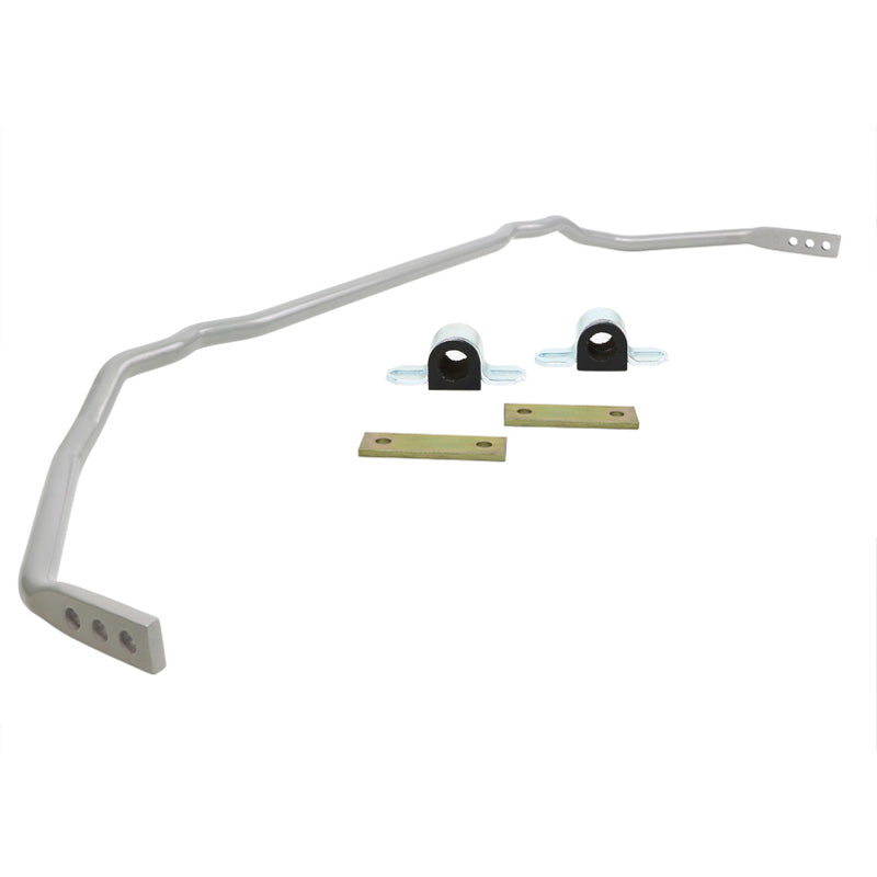 Whiteline, Stabilisatorstange Hinten 18mm Heavy Duty Verstellbar passend für Audi Coupé S2 Quattro 1990-1996, Stahl, Silber