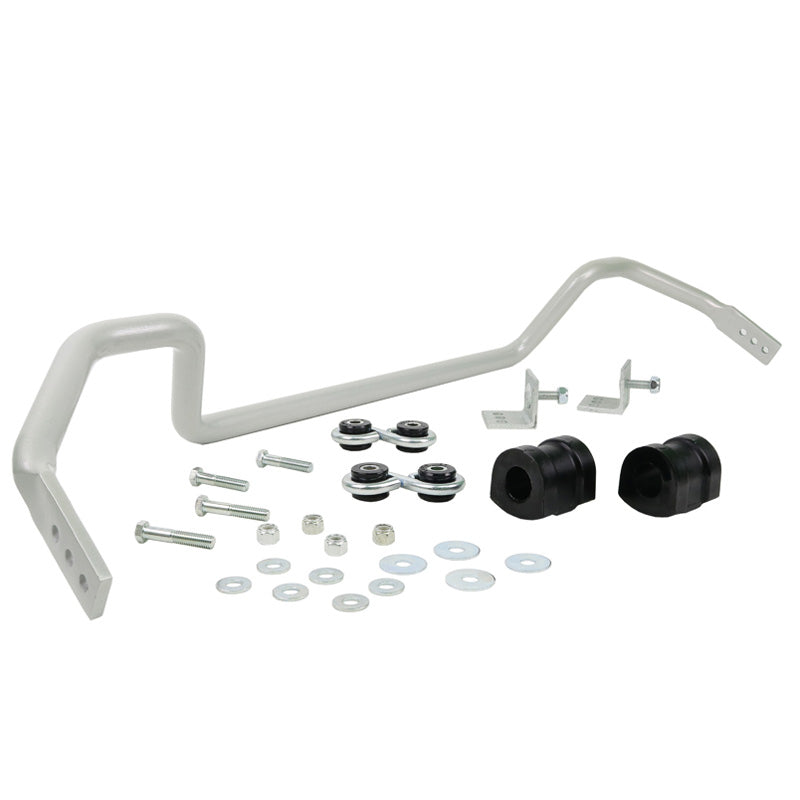 Whiteline, Stabilisatorstange Vorne 27mm Heavy Duty Verstellbar passend für BMW 3er E36 1991-1999, Stahl, Silber