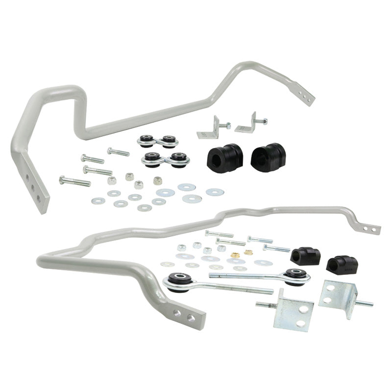 Whiteline, Stabilisatorstangen-Kit Vorn und Hinter passend für BMW 3er E36 1991-1999, Stahl, Silber